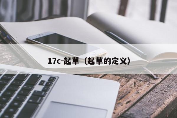 17c－起草（起草的定义）